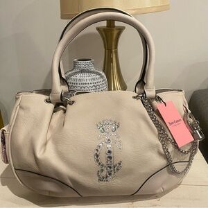 NWT Juicy Couture Crown Bling Satchel